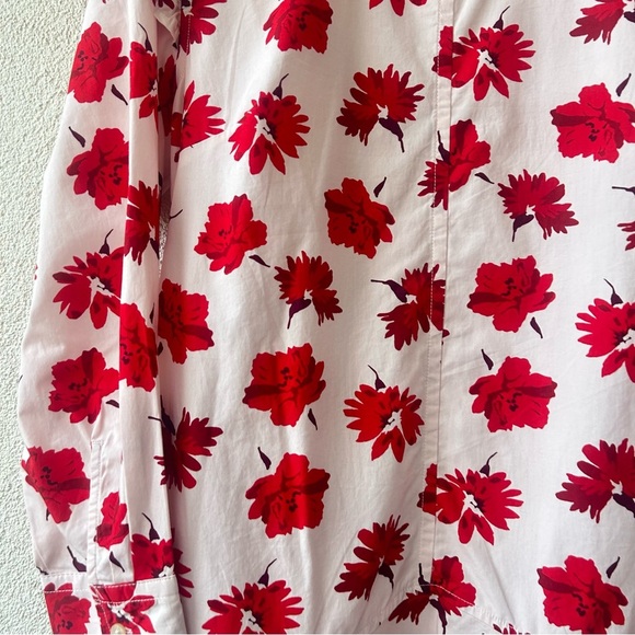 White Ruffled Midi Sundress with Long Flutter Sleeves - Picture 2 of 5